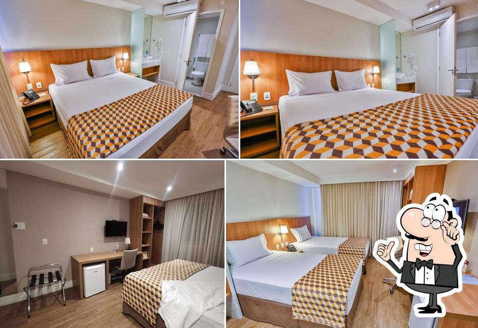 Veja imagens do interior do Sleep Inn Guarulhos