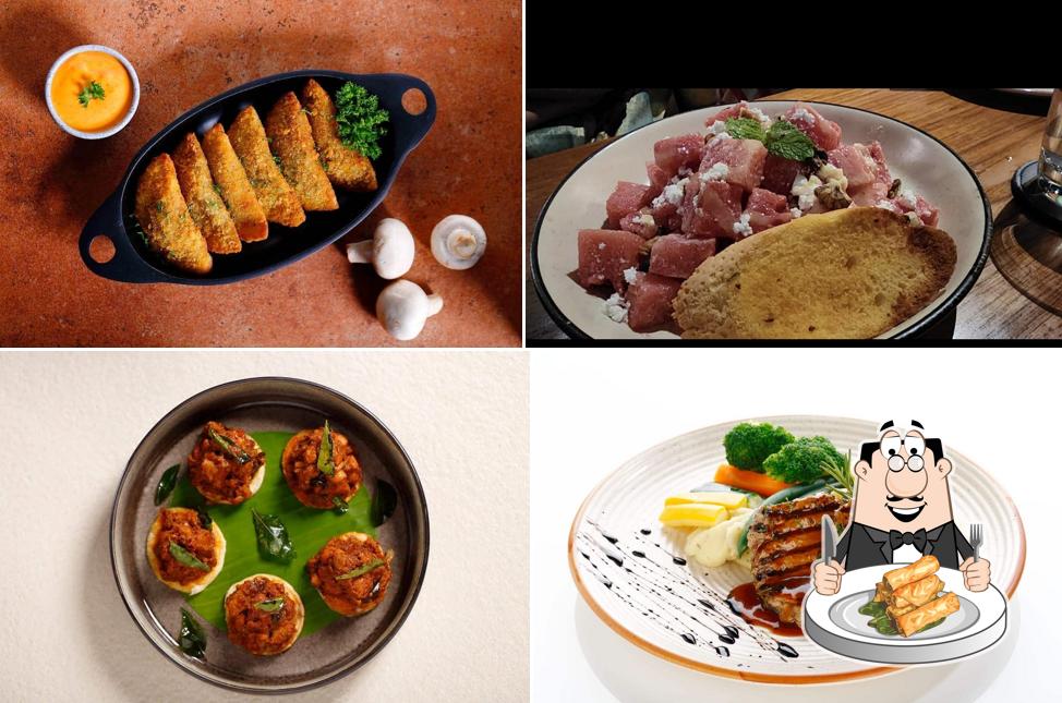 Spring rolls at The Living Room Coimbatore