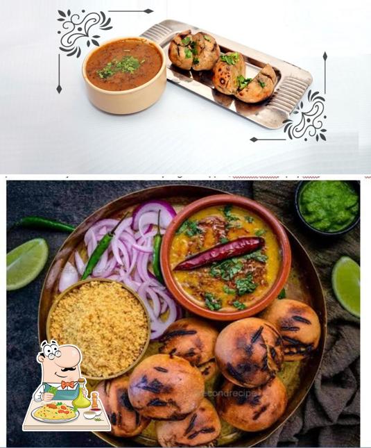 Meals at Rajwada Dal Bati Churma
