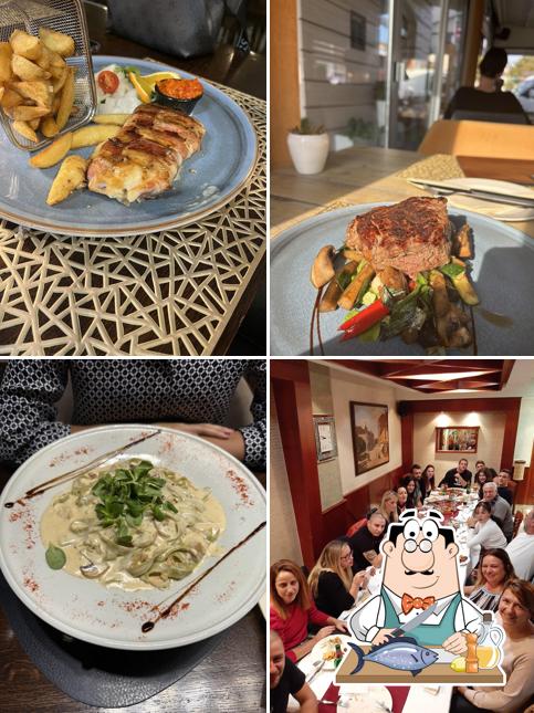 Salmone grigliato al Restoran San