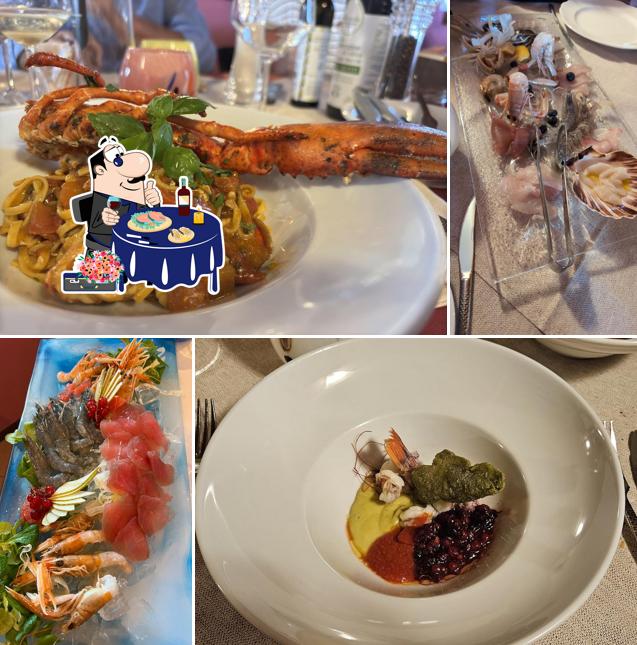 Sashimi al Ristorante Al Manto. Cucina di Fabio Camerotto