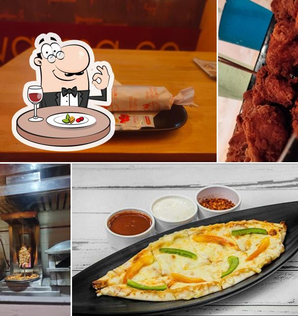 Food at the shawarma company