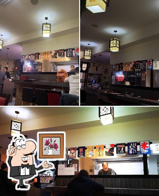 Gli interni di Nippon Ramen