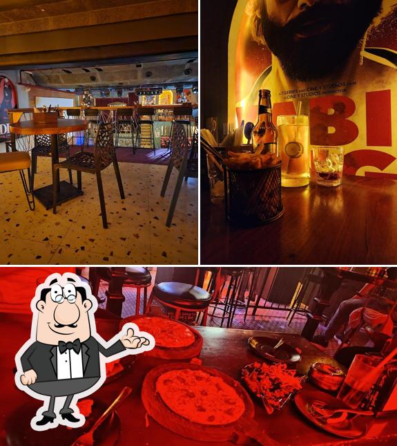 The interior of BAADSHAH - Casual Dining & Cocktail Bar