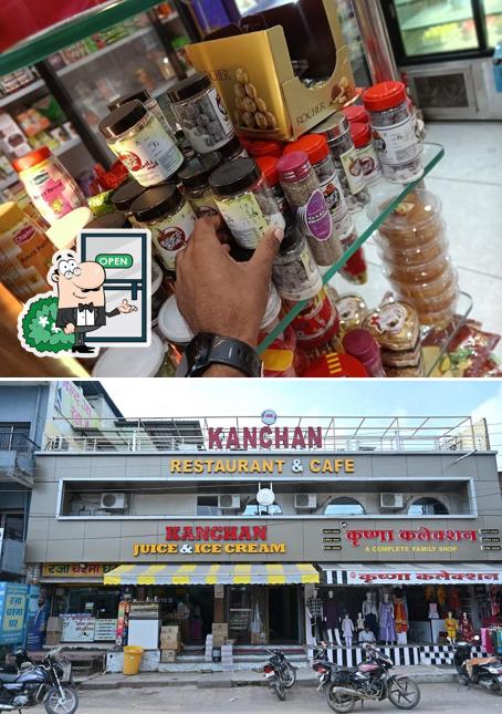 The exterior of Kanchan restaurant cafe