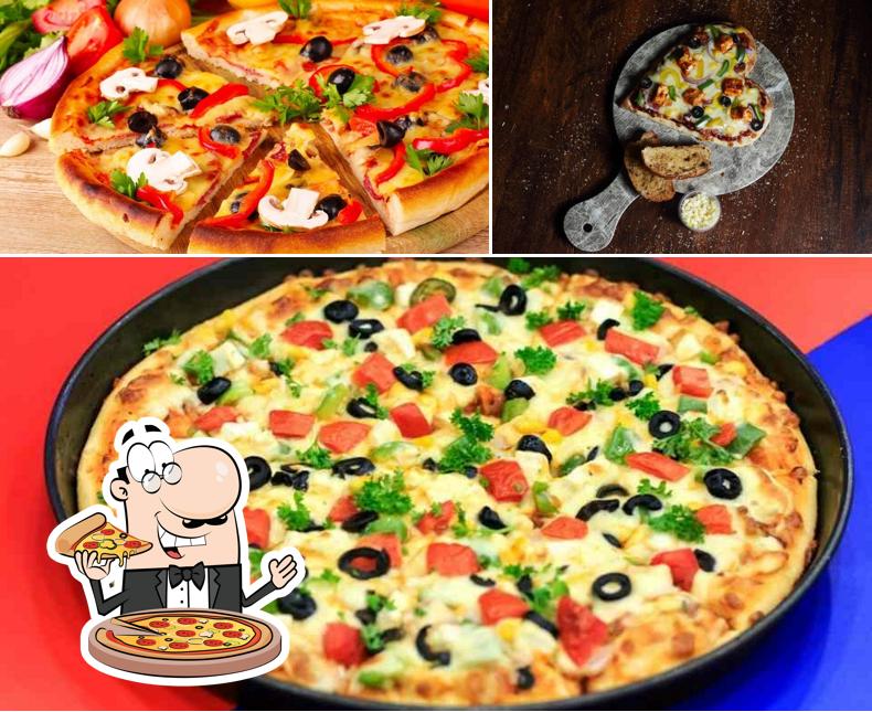 Pick pizza at Ms Dhamaka Food Factory