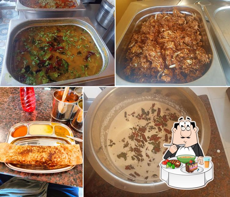 Hot and sour soup at SREE. BALAJI SOUTH INDIAN HOTEL