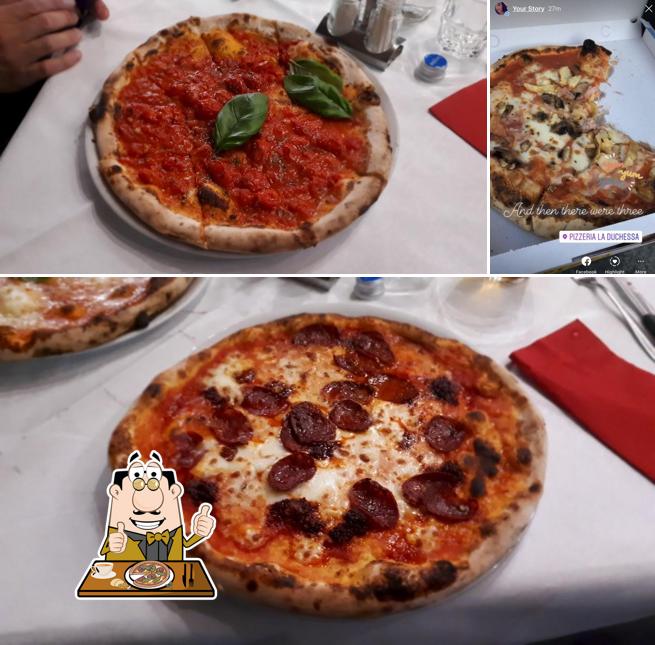 Scegli una pizza a La Duchessa