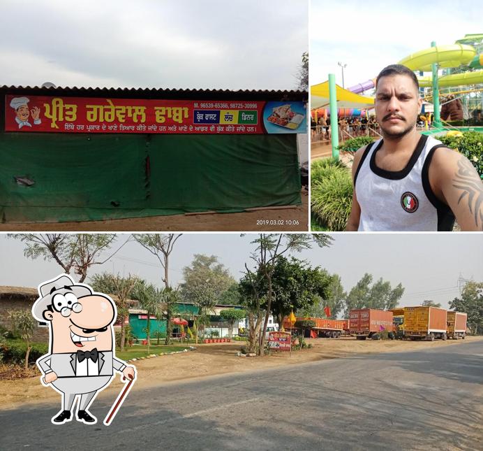 Enjoy the view at the outside area of Preet grewal dhaba