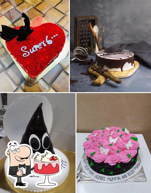 Red velvet cake at Dessertto Cakes and IceCreams