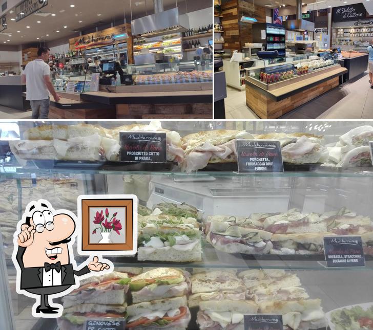 Gli interni di Il Mediterraneo