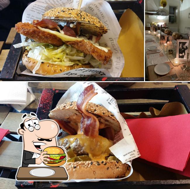 Prova uno dei tipi di hamburger serviti a We Love Food