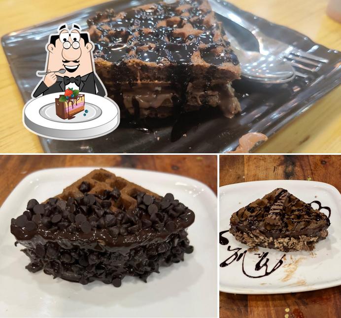 Chocolate cake at HIDDEN WAFFLE