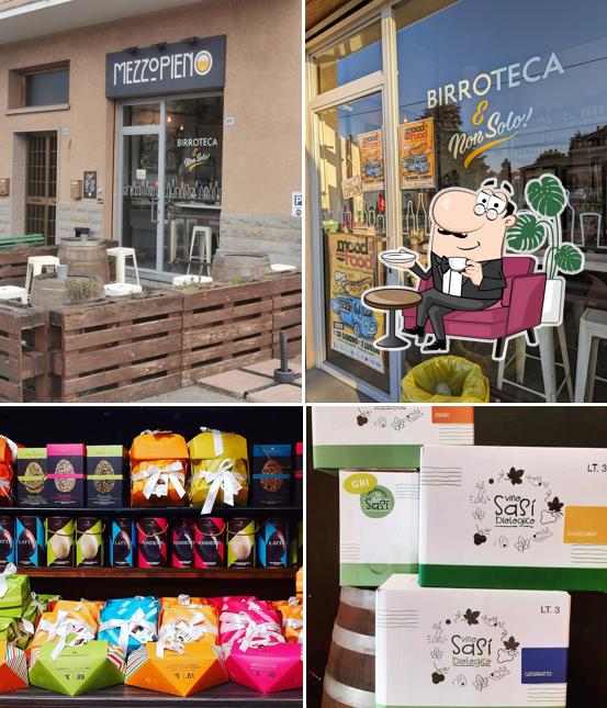 Gli interni di MezzoPieno Pub con cucina & Beershop