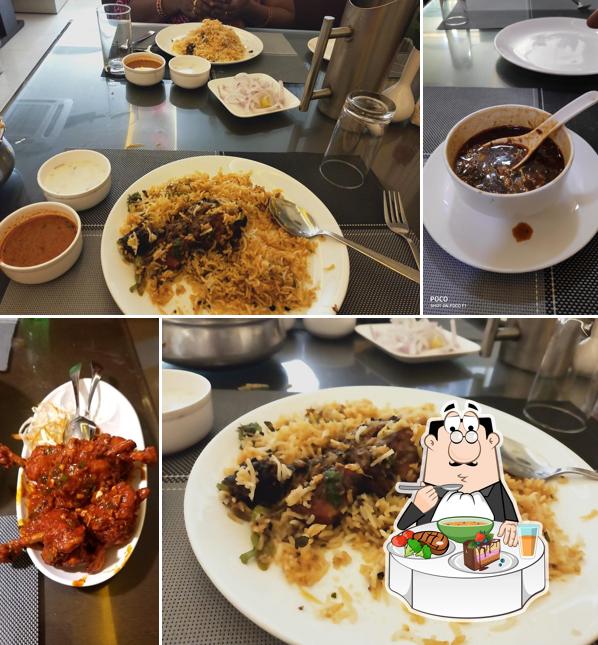 Hot and sour soup at Madeena multi cuisine restaurant