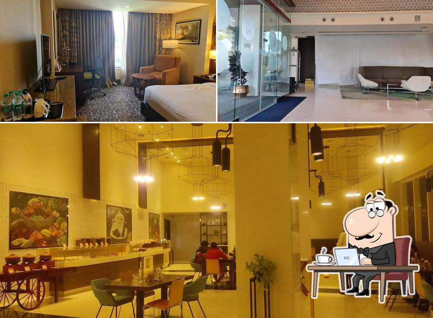 The interior of The Bar - Novotel Kochi Infopark