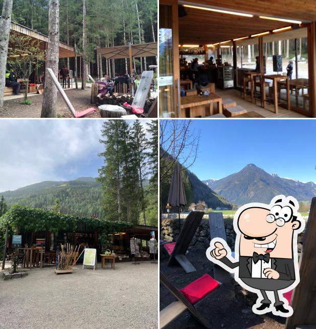 Gli interni di Wasserfallbar