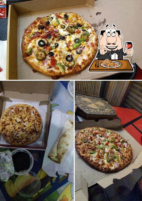 Pick various kinds of pizza