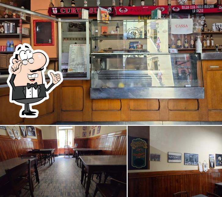 Gli interni di Pizzeria Da Pagni