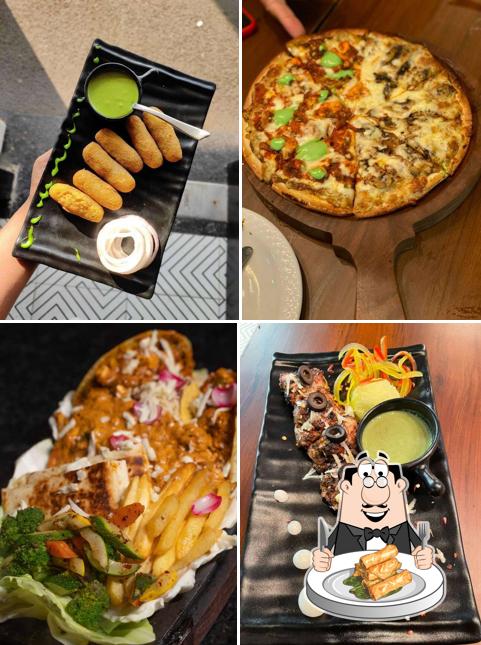 Spring rolls at CP 24 Kitchen & Bar by Maharani