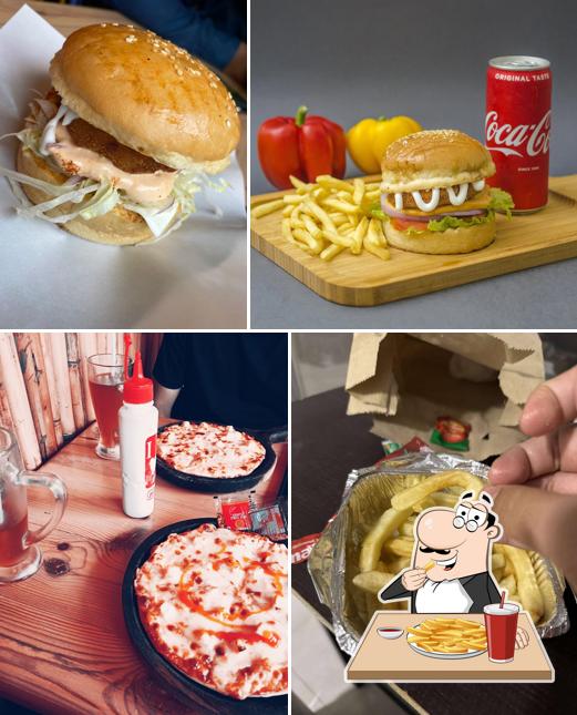 French fries at Round The Clock Craving's