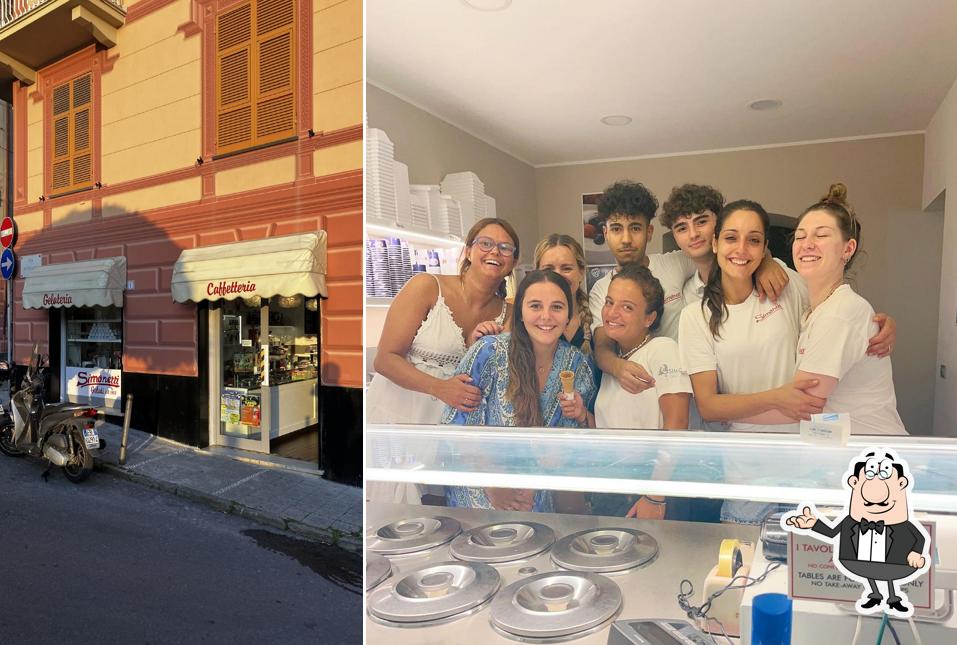 Gli interni di Simonetti Gelati - Rapallo