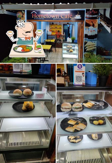 Among various things one can find food and interior at Hometown Cafe