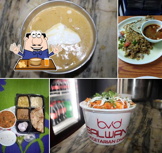 Meals at Balwant Vegetarian Dhaba