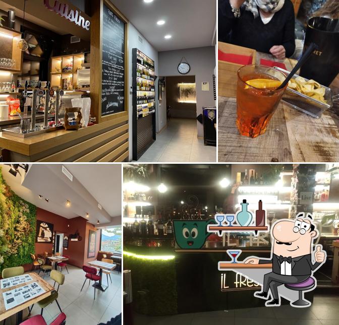 Dai un'occhiata agli interni di Il Fresco Bar