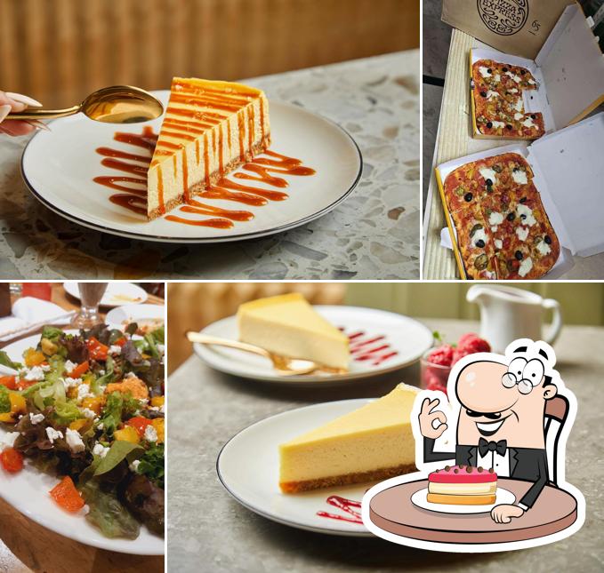 Cheesecake at PizzaExpress