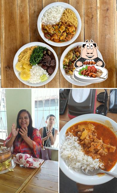 Esta é a imagem mostrando comida e interior no Feijoada no Balde LP