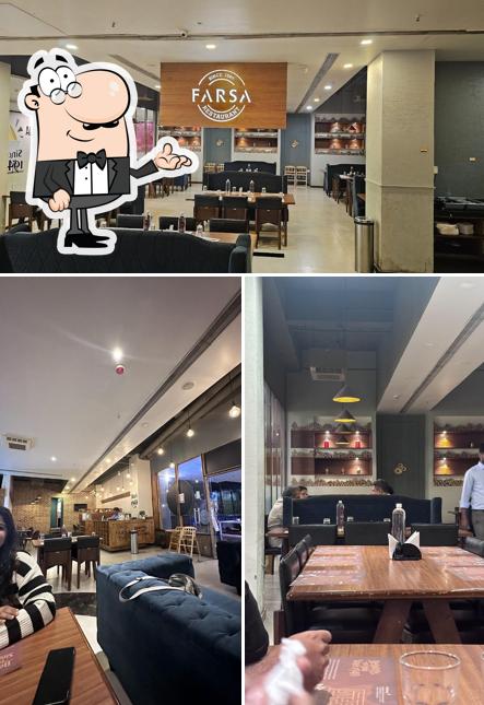 Check out how Farsa Restaurant looks inside