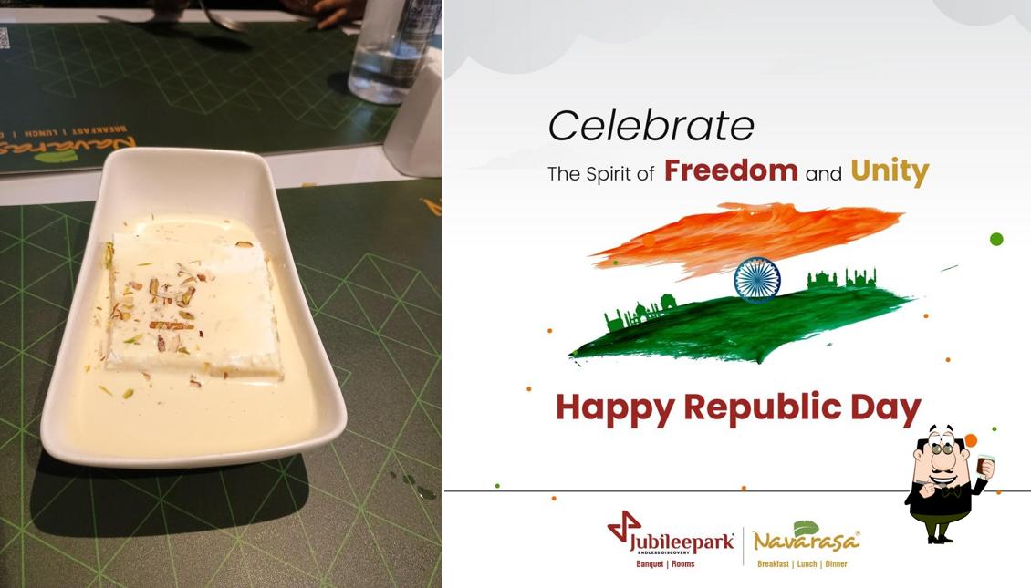 Enjoy a drink at Navarasa Restaurant