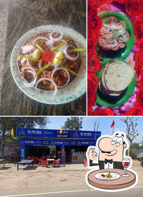 Pathar Singh Vaishno Dhaba is distinguished by food and exterior