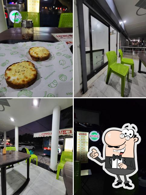 The interior of Eating Hub