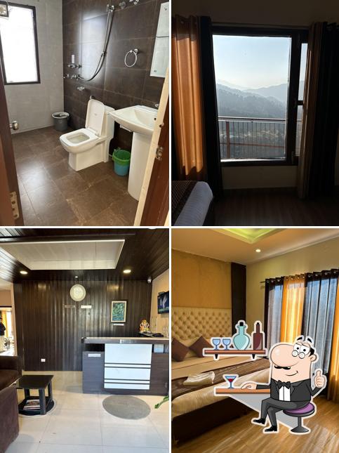 The interior of Hotel Kaithli Hills Shimla