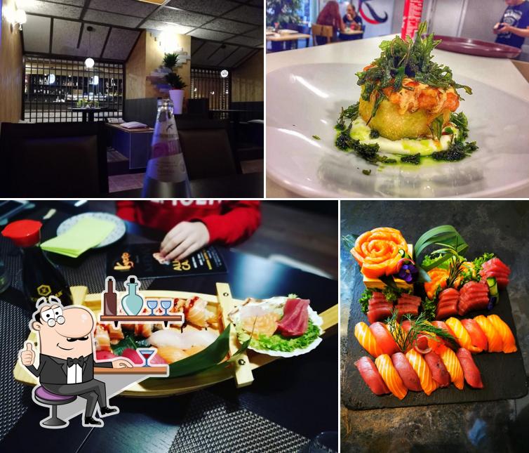 Dai un'occhiata agli interni di Kyoto Sushi