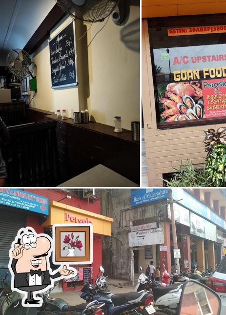 The interior of Pergola Bar & Restaurant