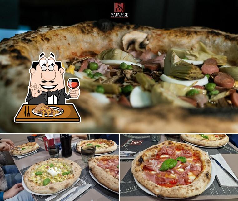 Prova una pizza a Pizzeria Lounge Bar Sauvage