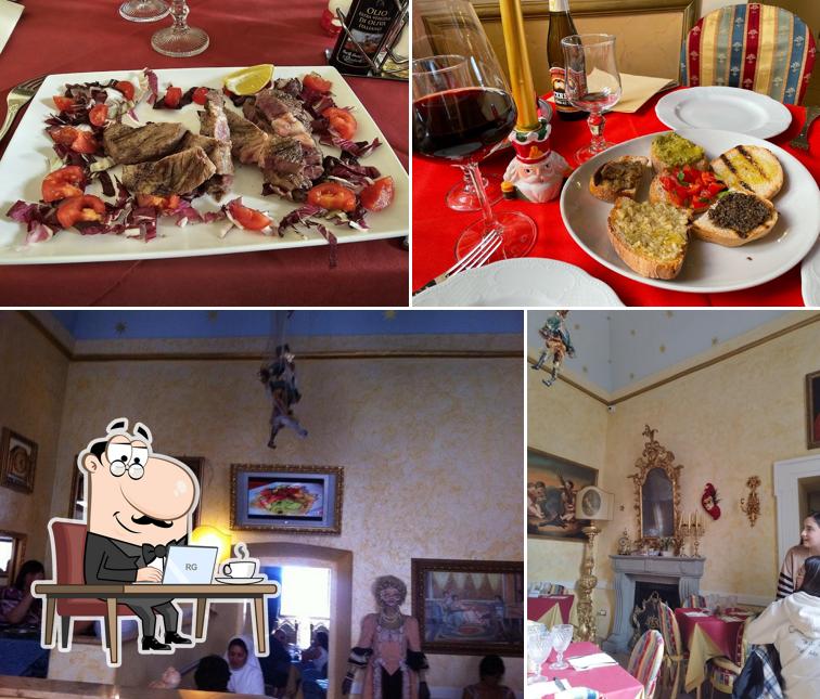 La foto della interni e cibo di Antichi sapori