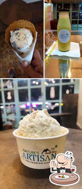 Ice cream at Nature's Artisan