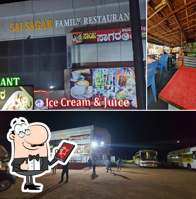 You can get some fresh air outside SAI SAGAR Family Restaurant