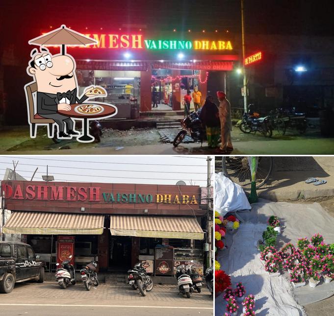 Check out how Dashmesh Vaishno Dhaba looks outside
