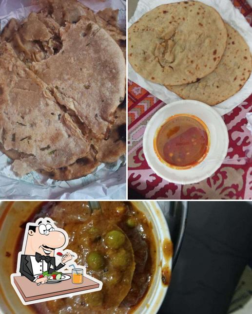 Food at Mahaveer Dhaba