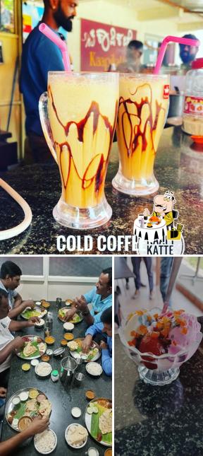 Food at Nag refreshment and kaapikatte halebeedu
