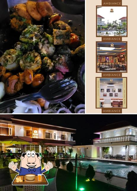 The restaurant's food and interior