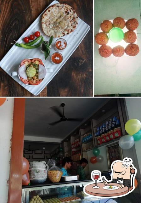 Sharma restaurant and sweets is distinguished by food and interior