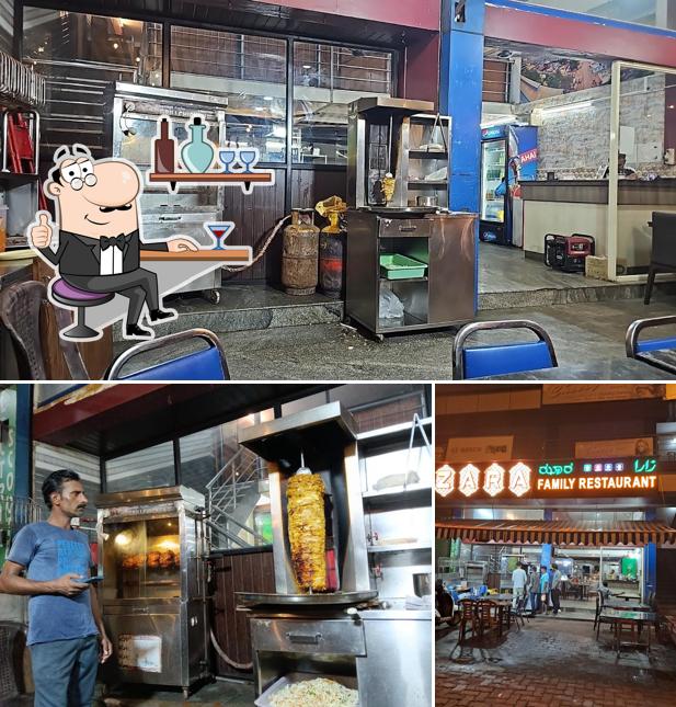 The interior of Zara Restaurant