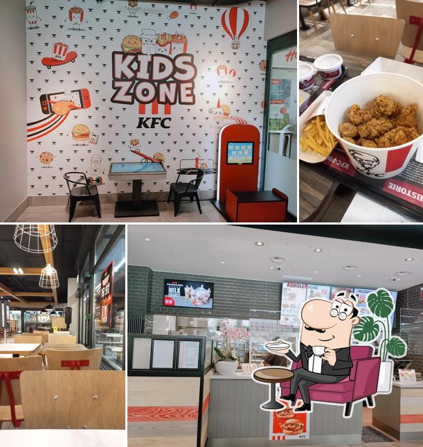 Gli interni di Kentucky Fried Chicken