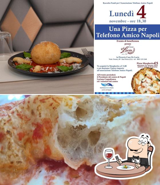 Platti al Pizzeria Casa De Lucia